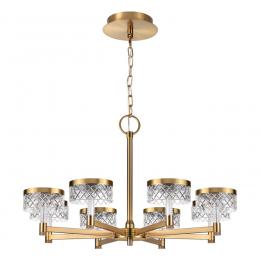 Odeon light 5032/48L L-VISION ODL24 445 античн.бронза/металл/акрил Люстра LED 48W 4000K 3336лм FIVRE 